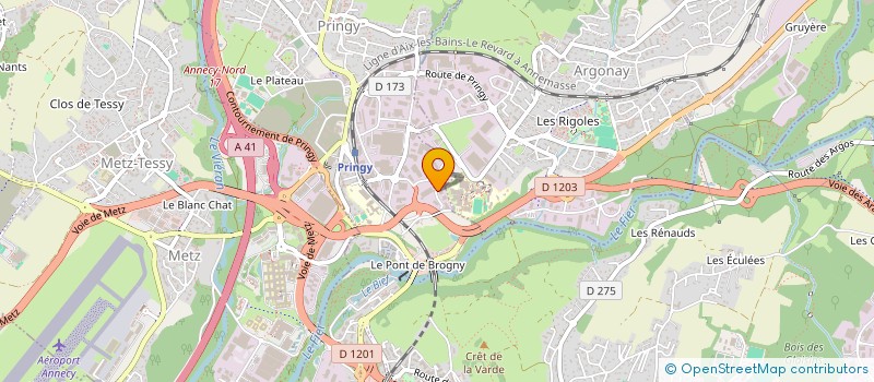 localisation de l'entreprise AVR SAVOIE à ANNECY