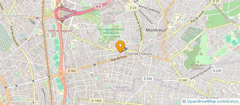 localisation de l'entreprise AVRAMOVA & ASSOCIES ARCHITECTE à MONTREUIL