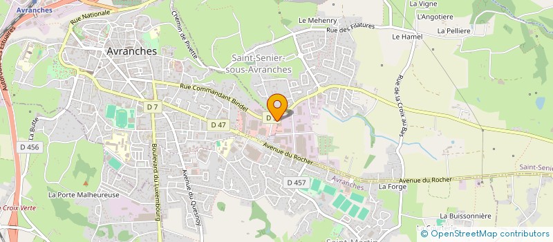 localisation de l'entreprise AVRANCHES à AVRANCHES