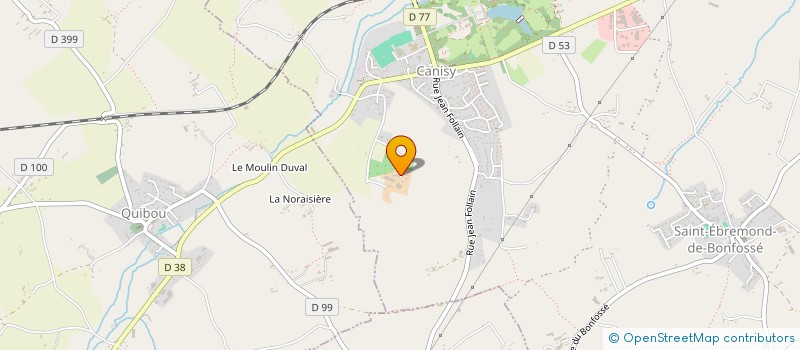 localisation de l'entreprise AVRANCHIN  CANISY