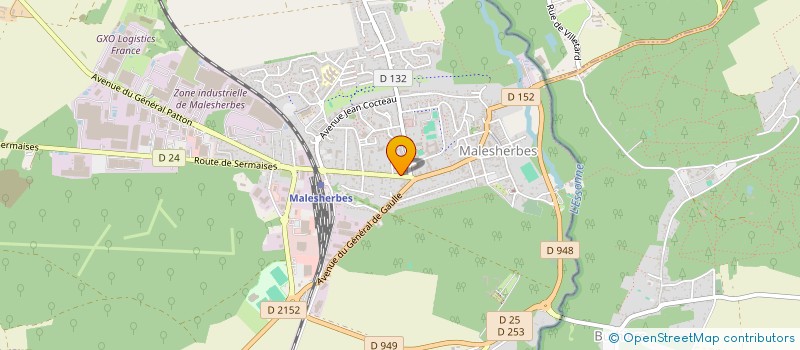 localisation de l'entreprise AVRBAT à LE MALESHERBOIS