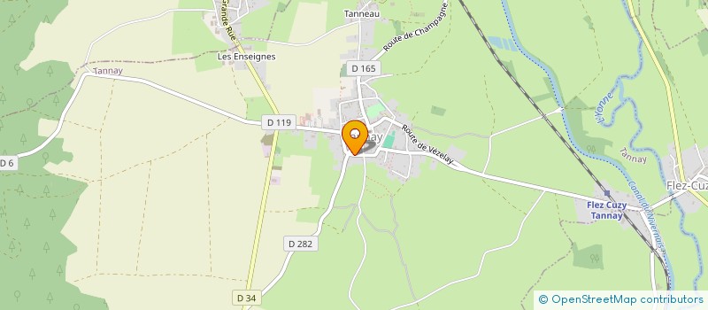 localisation de l'entreprise AVRE CONSEIL à TANNAY