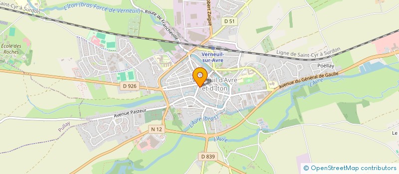 localisation de l'entreprise AVRE EXPERTISES  VERNEUIL D'AVRE ET D'ITON