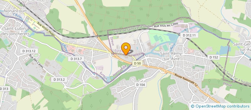 localisation de l'entreprise AVRE INDUSTRIES à SAINT-REMY-SUR-AVRE