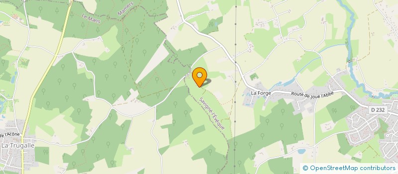 localisation de l'entreprise AVREGIO  SAVIGNE L EVEQUE