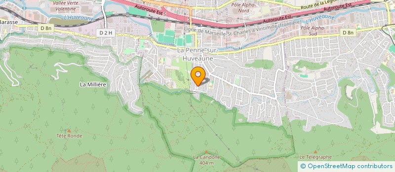 localisation de l'entreprise AVRIL 1335  LA PENNE-SUR-HUVEAUNE
