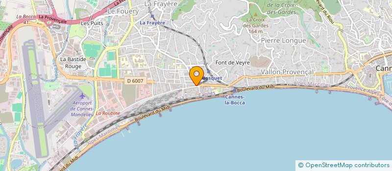 localisation de l'entreprise AVRIL à CANNES