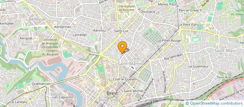 localisation de l'entreprise AVRIL à BREST