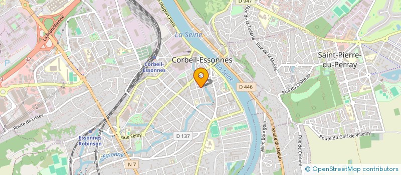 localisation de l'entreprise AVRIL à CORBEIL-ESSONNES