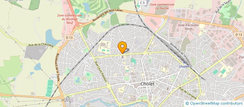 localisation de l'entreprise AVRIL à CHOLET