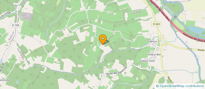 localisation de l'entreprise AVRIL  BUZET-SUR-BAISE