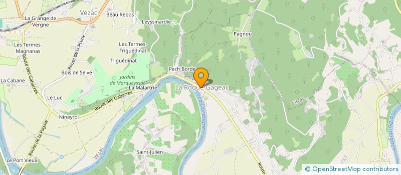 localisation de l'entreprise AVRIL  LA ROQUE-GAGEAC