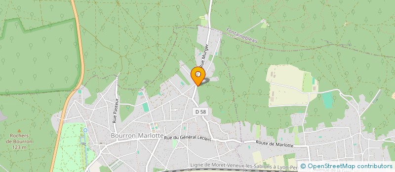 localisation de l'entreprise AVRIL  BOURRON-MARLOTTE