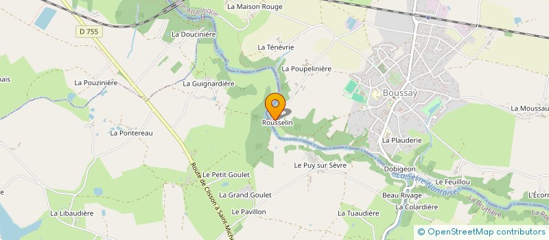 localisation de l'entreprise AVRIL BE  BOUSSAY