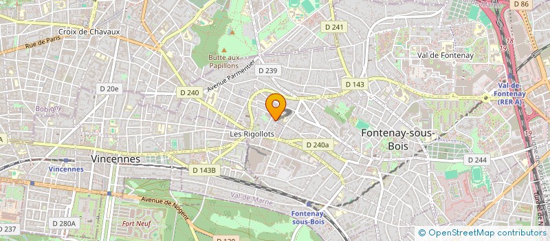 localisation de l'entreprise AVRIL CREATION  PARIS