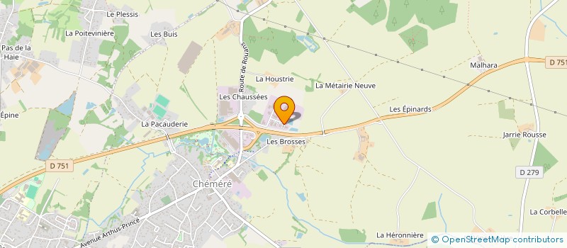 localisation de l'entreprise AVRIL LAURENT SARL à CHAUMES-EN-RETZ