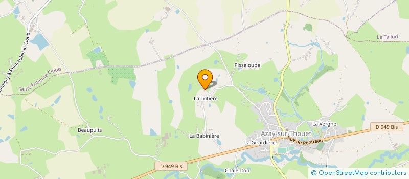 localisation de l'entreprise AVRIL-VIEIRA  AZAY-SUR-THOUET