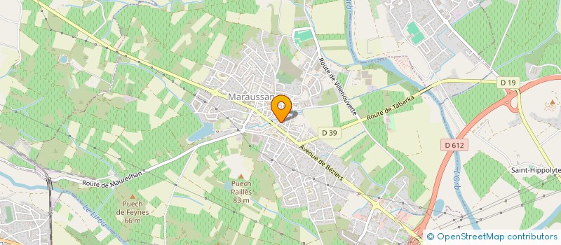 localisation de l'entreprise AVRILE  MARAUSSAN