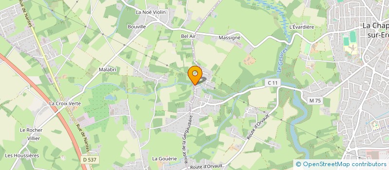 localisation de l'entreprise AVRILLA COURTAGE à LA CHAPELLE-SUR-ERDRE