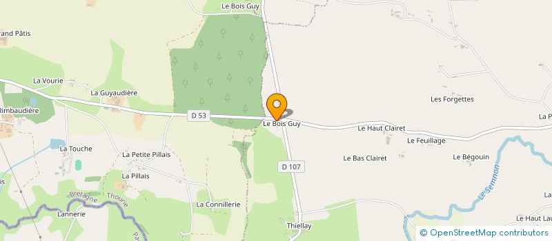 localisation de l'entreprise AVRILLAUD AGRI  MARTIGNE-FERCHAUD