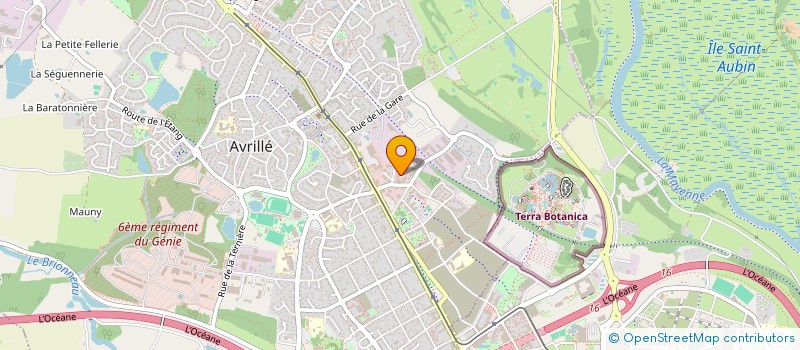 localisation de l'entreprise AVRILLE IMMO SANTE à AVRILLE