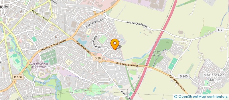 localisation de l'entreprise AVRILLE TAXI à CHOLET