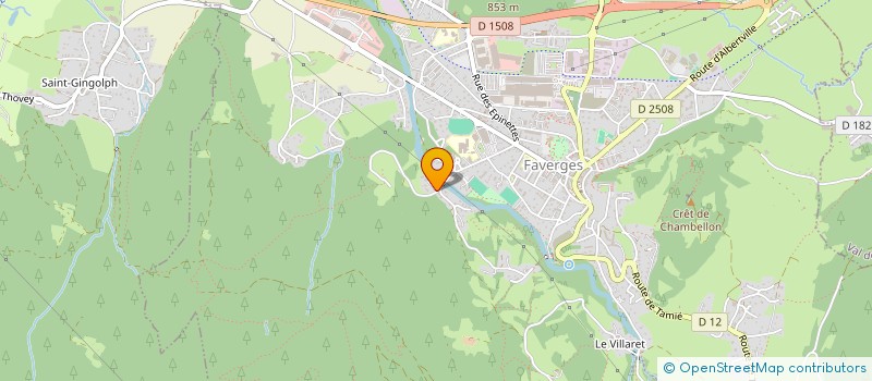 localisation de l'entreprise AVRILLON STORES & SERVICES  FAVERGES-SEYTHENEX