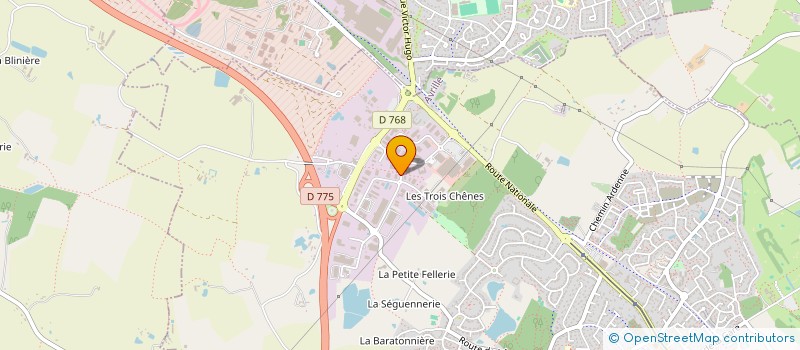 localisation de l'entreprise AVRIMECA à AVRILLE