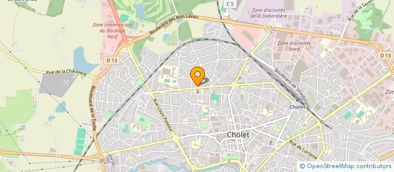 localisation de l'entreprise AVRIMMO à CHOLET
