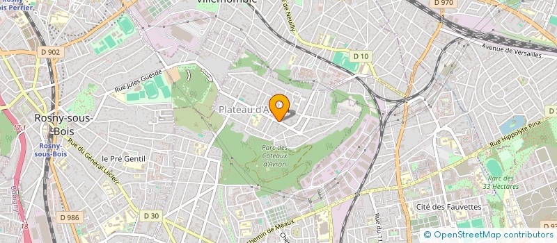 localisation de l'entreprise AVRON COPRO à NEUILLY-PLAISANCE