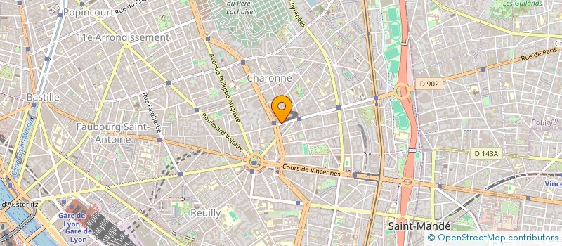 localisation de l'entreprise AVRON MINI MARKET  PARIS