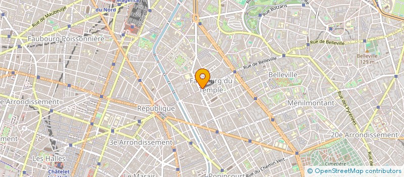 localisation de l'entreprise AVRON VIANDES  PARIS 10