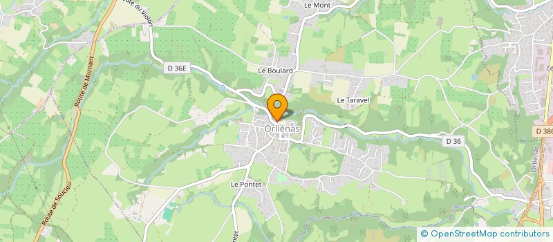 localisation de l'entreprise AVRONORE  ORLIENAS