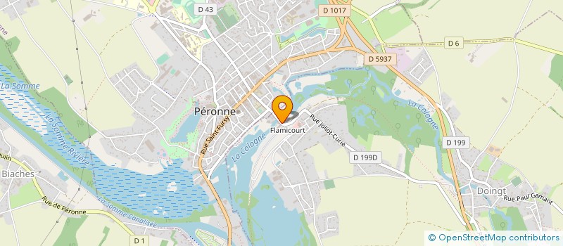 localisation de l'entreprise AVRONSART à DOINGT