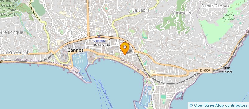 localisation de l'entreprise AVRORA  CANNES