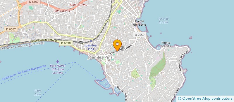 localisation de l'entreprise AVRORE à ANTIBES