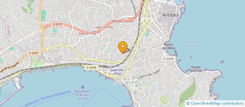 localisation de l'entreprise AVROUCHE PROD à ANTIBES