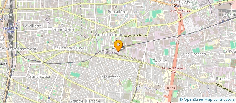 localisation de l'entreprise AVRS à VILLEURBANNE