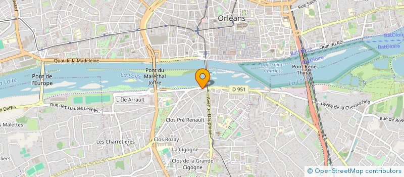 localisation de l'entreprise AVS à ORLEANS