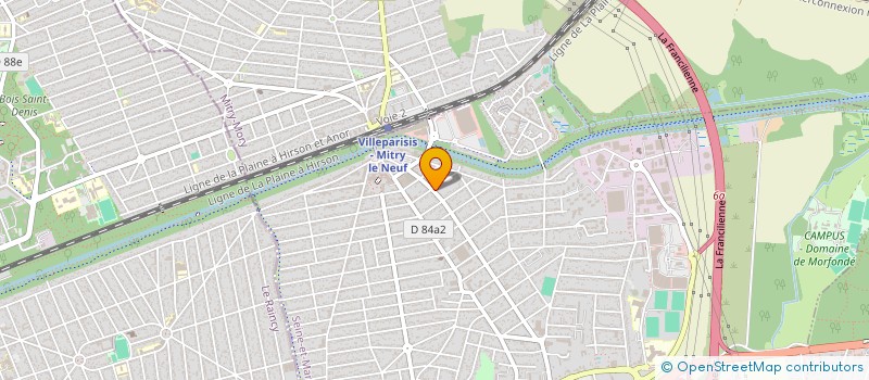 localisation de l'entreprise AVS 77  VILLEPARISIS