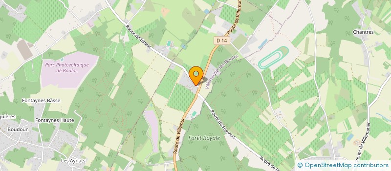 localisation de l'entreprise AVS  VILLENEUVE-LES-BOULOC