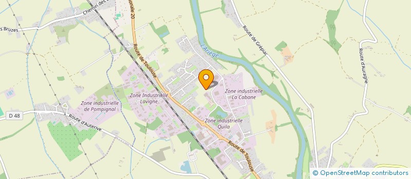 localisation de l'entreprise AVS  AUTERIVE