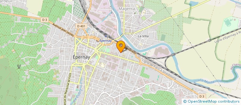 localisation de l'entreprise AVS AVENUE  EPERNAY