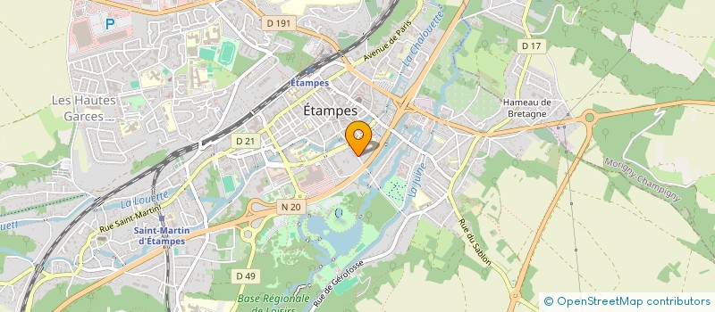 localisation de l'entreprise AVS CARS LUXE à ETAMPES
