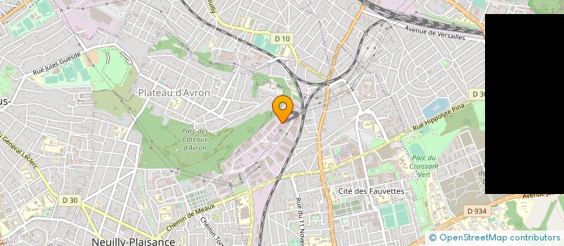 localisation de l'entreprise AVS DIFFUSION à NEUILLY-SUR-MARNE