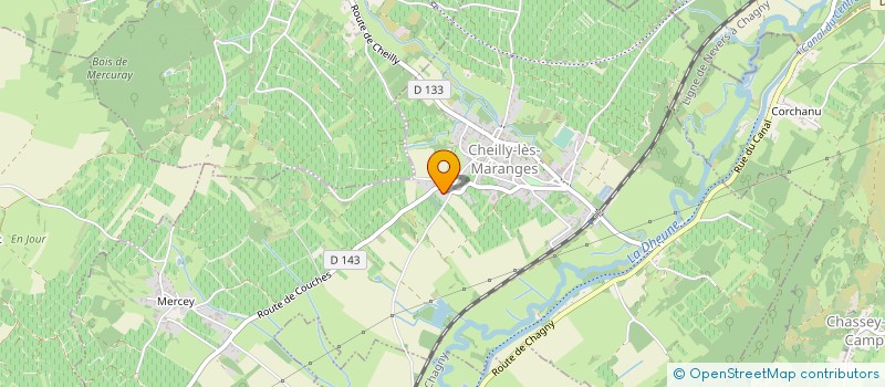 localisation de l'entreprise AVS ENERGIE à CHEILLY-LES-MARANGES