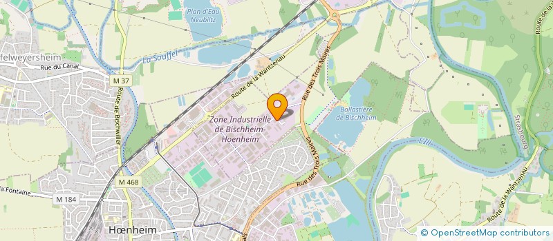 localisation de l'entreprise AVS FONCIERE  MOLSHEIM