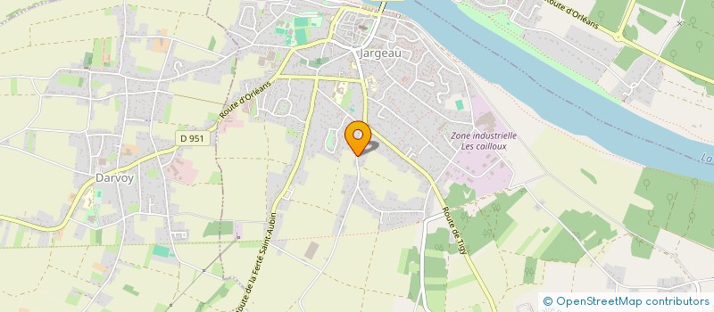 localisation de l'entreprise AVS HABITAT à JARGEAU