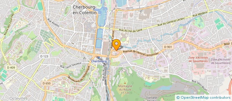 localisation de l'entreprise AVS LITERIE à CHERBOURG-EN-COTENTIN