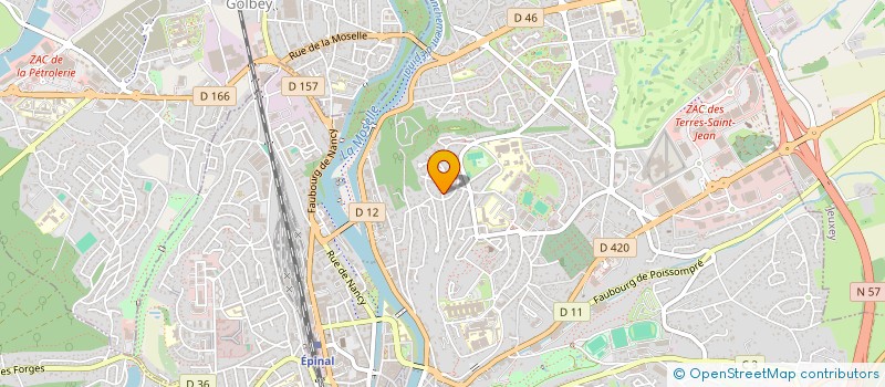 localisation de l'entreprise AVS MAG EPINAL-GOLBEY  GOLBEY